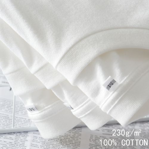 230g日本重磅品质纯棉纯色男女短袖t恤潮牌不透文化空白衫tee货源
